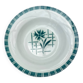 Lot de neuf assiettes creuses Digoin Sarreguemines