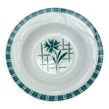 Set of nine Digoin Sarreguemines soup plates