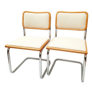 Paire de chaises B32 de Marcel