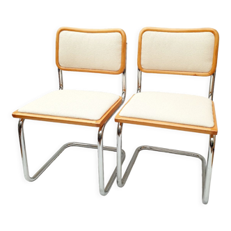 Pair of B32 chairs by Marcel Breuer