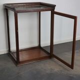 Mahogany showcase late nineteenth century