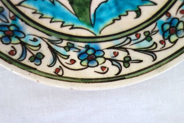 6 assiettes murales turques vintages