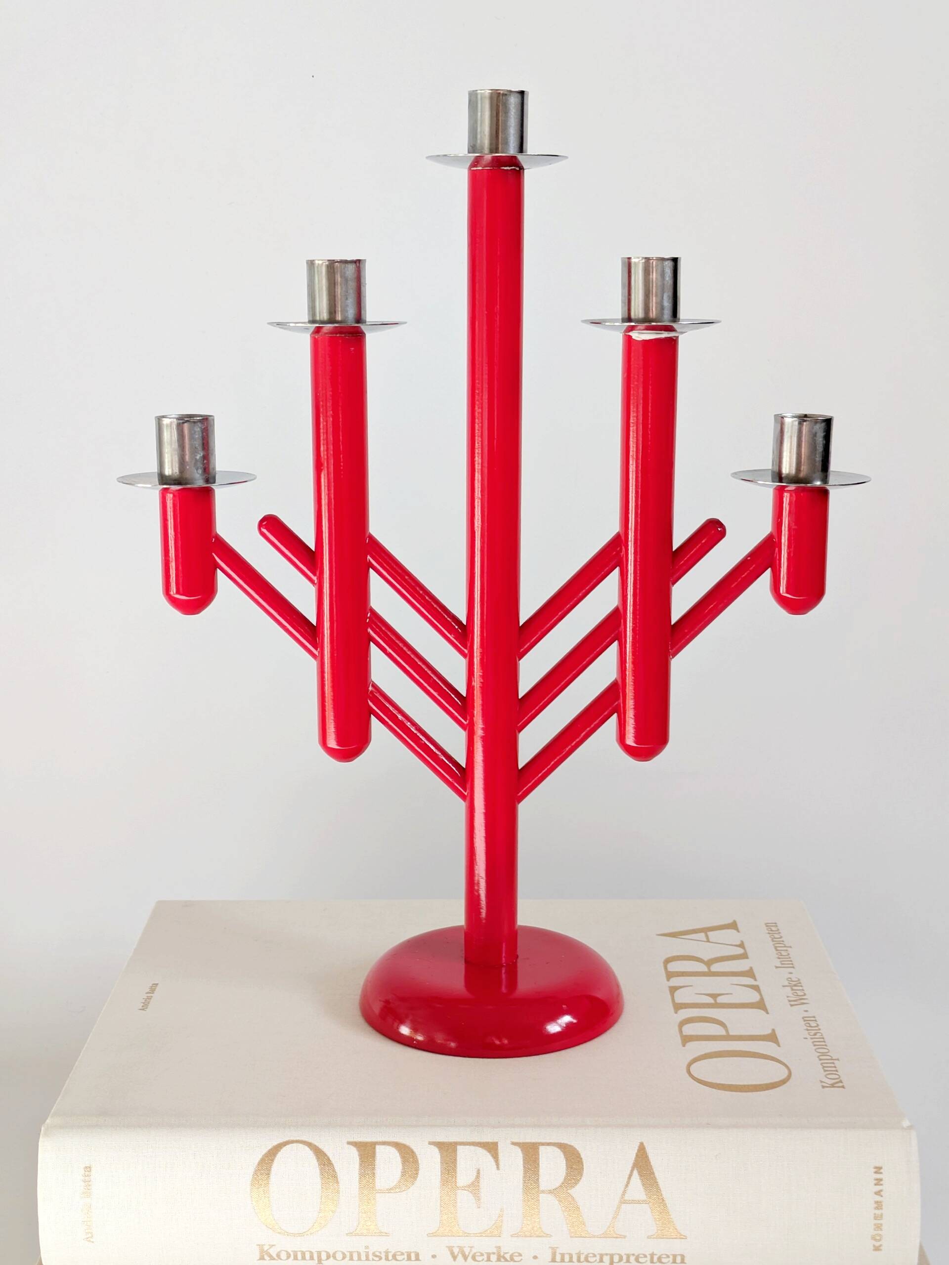 “Rapsodia” Aarikka Finland candlestick, 1980s