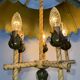 Florentine style chandelier Hollywood Regency 1960s