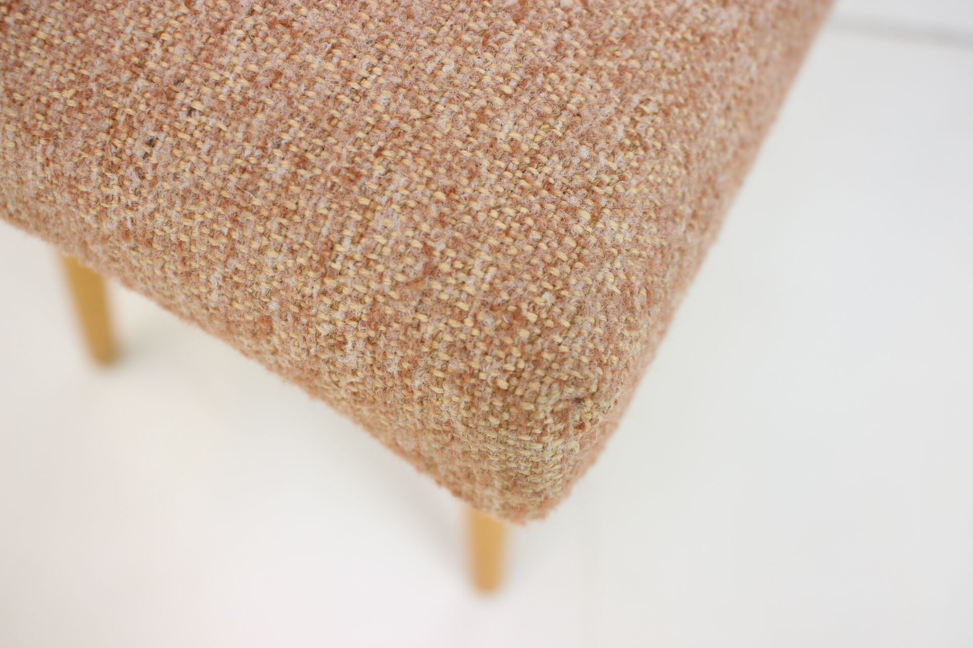 1980s Oak Stool, Czechoslovakia