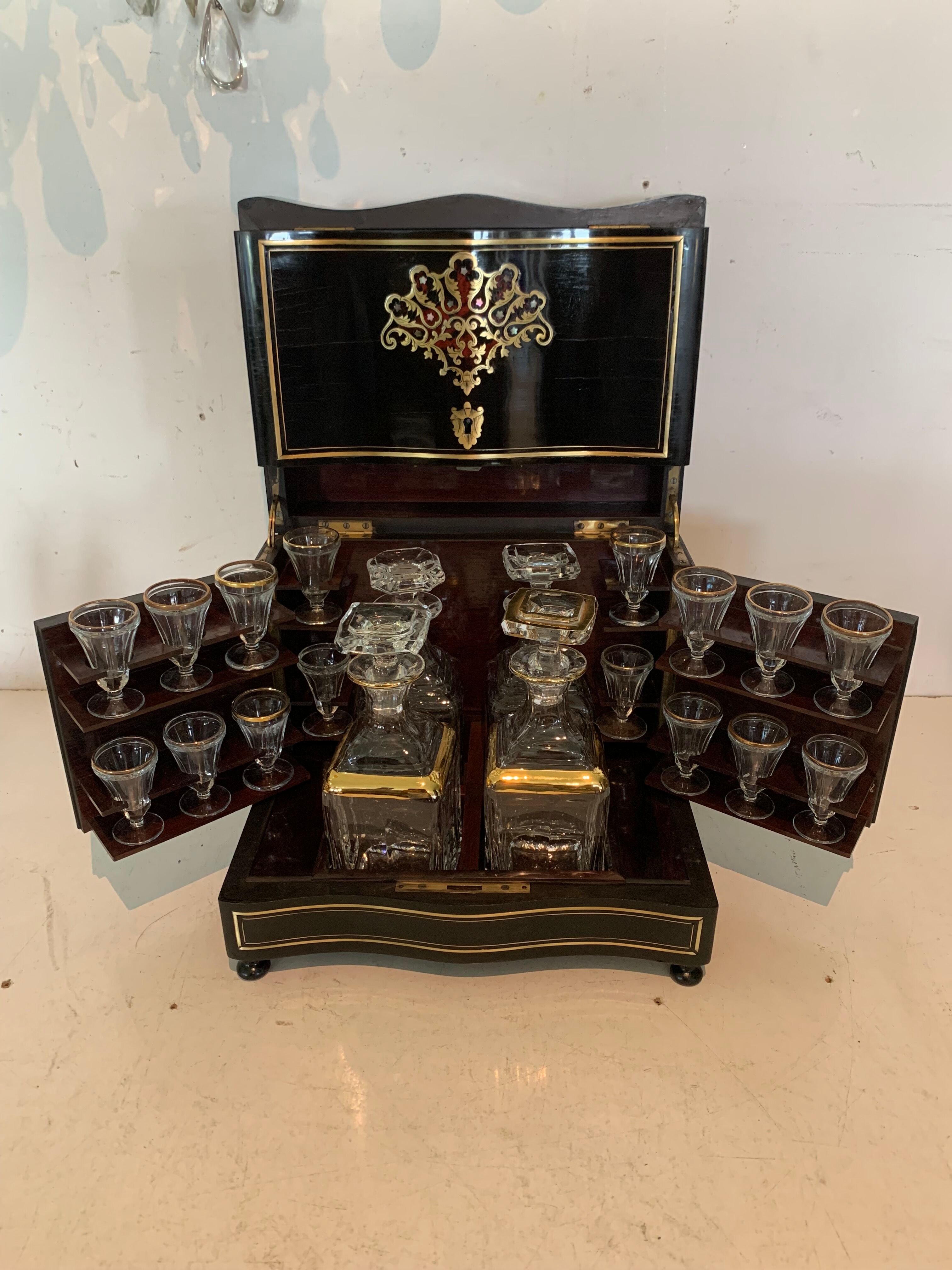 Napoléon III box marquetry xix century