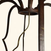 Large "Cage" Lamp Pair in Patinated Bronze - DLG by Jean Royère