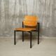 Martin Stoll - Set of four chairs in beech and black steel - c. 1980 - DE