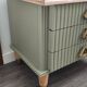 Sage green side table/nightstand