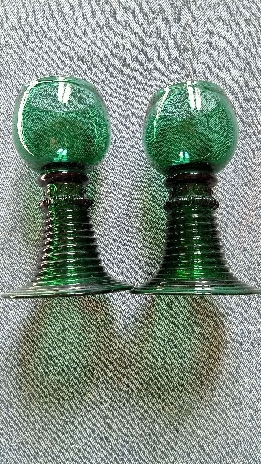 Paire de verres art déco