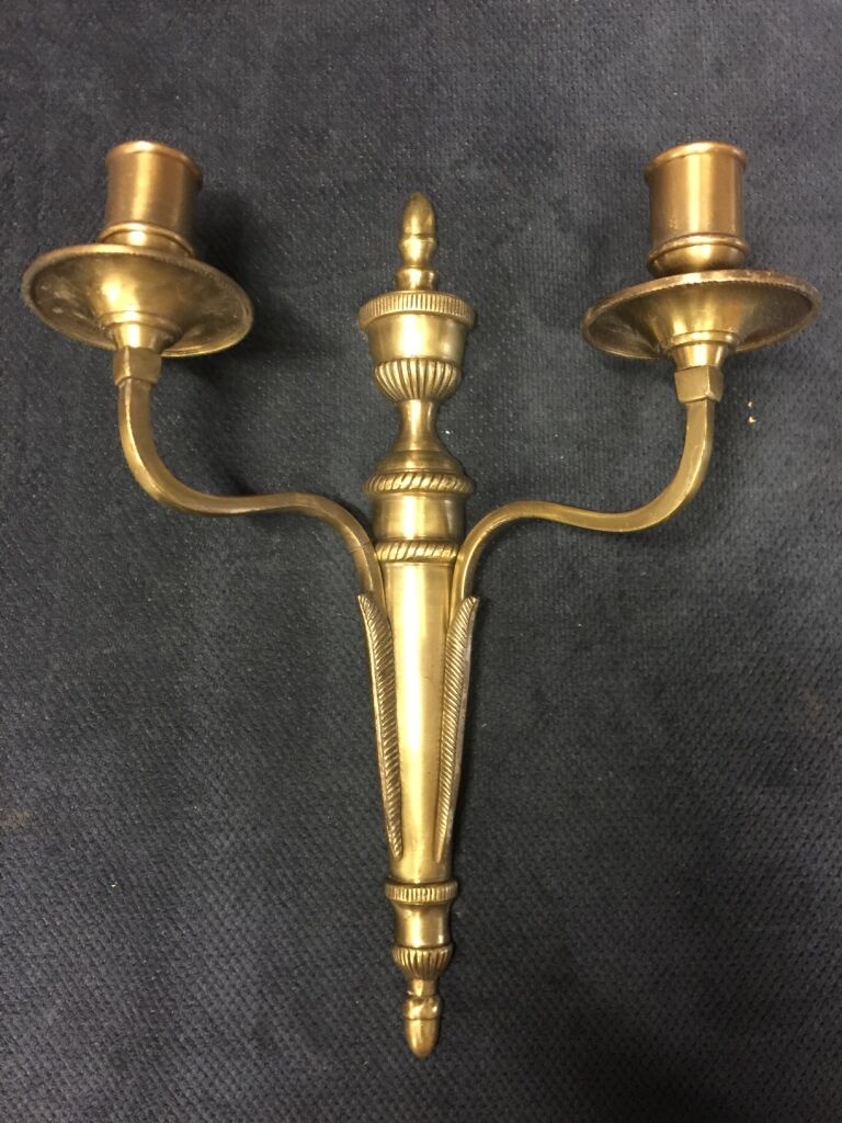 Pair of Empire wall sconces, France 20th century