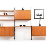 Shelf System Model Omnia in Ash by Ernst Dieter Hilker 1960s
