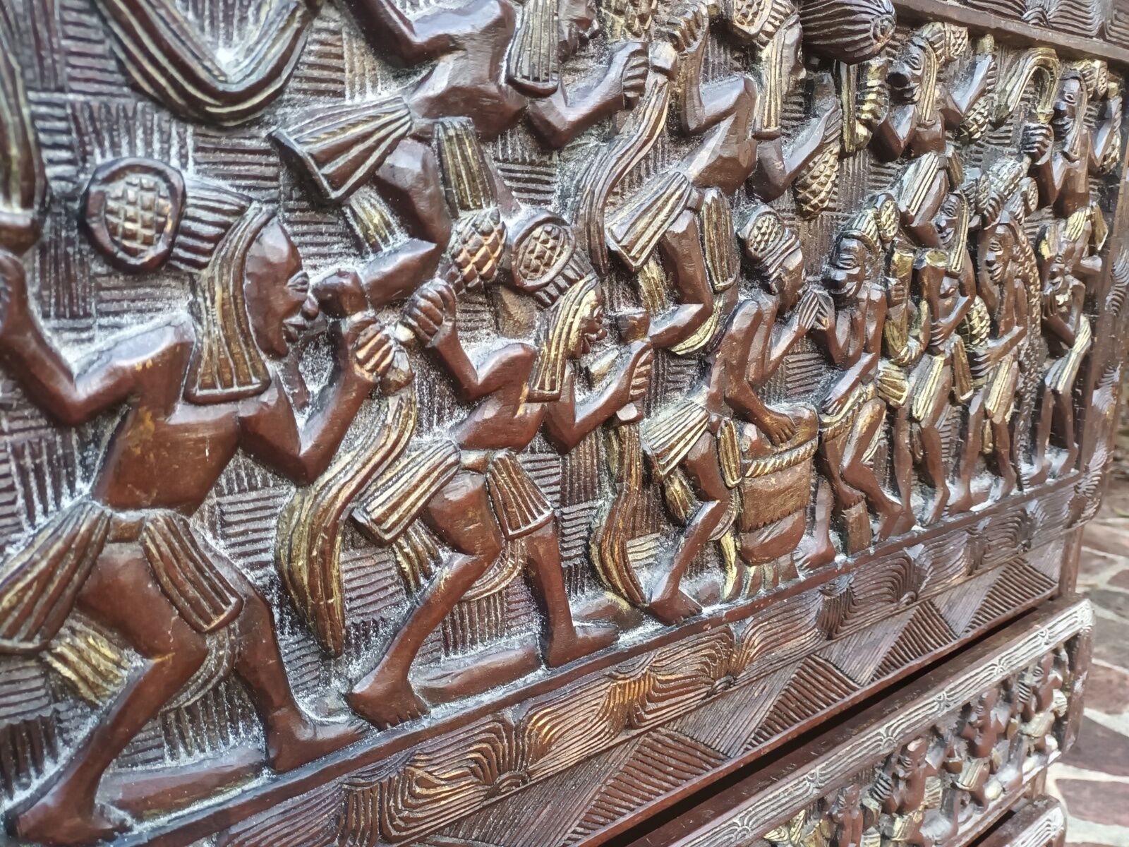 Carved furniture africa