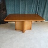 Dinner table in rattan cane