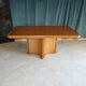 Dinner table in rattan cane