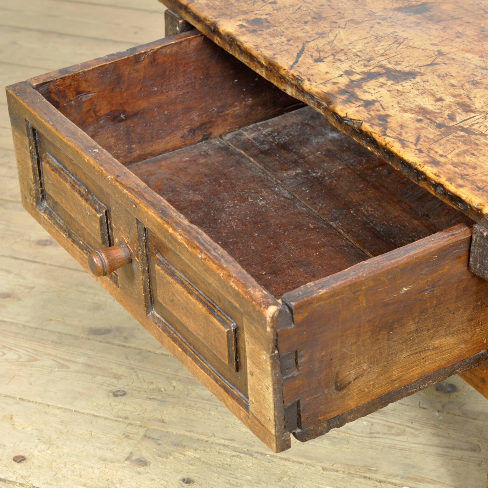 Spanish chestnut table, 17th/18th century