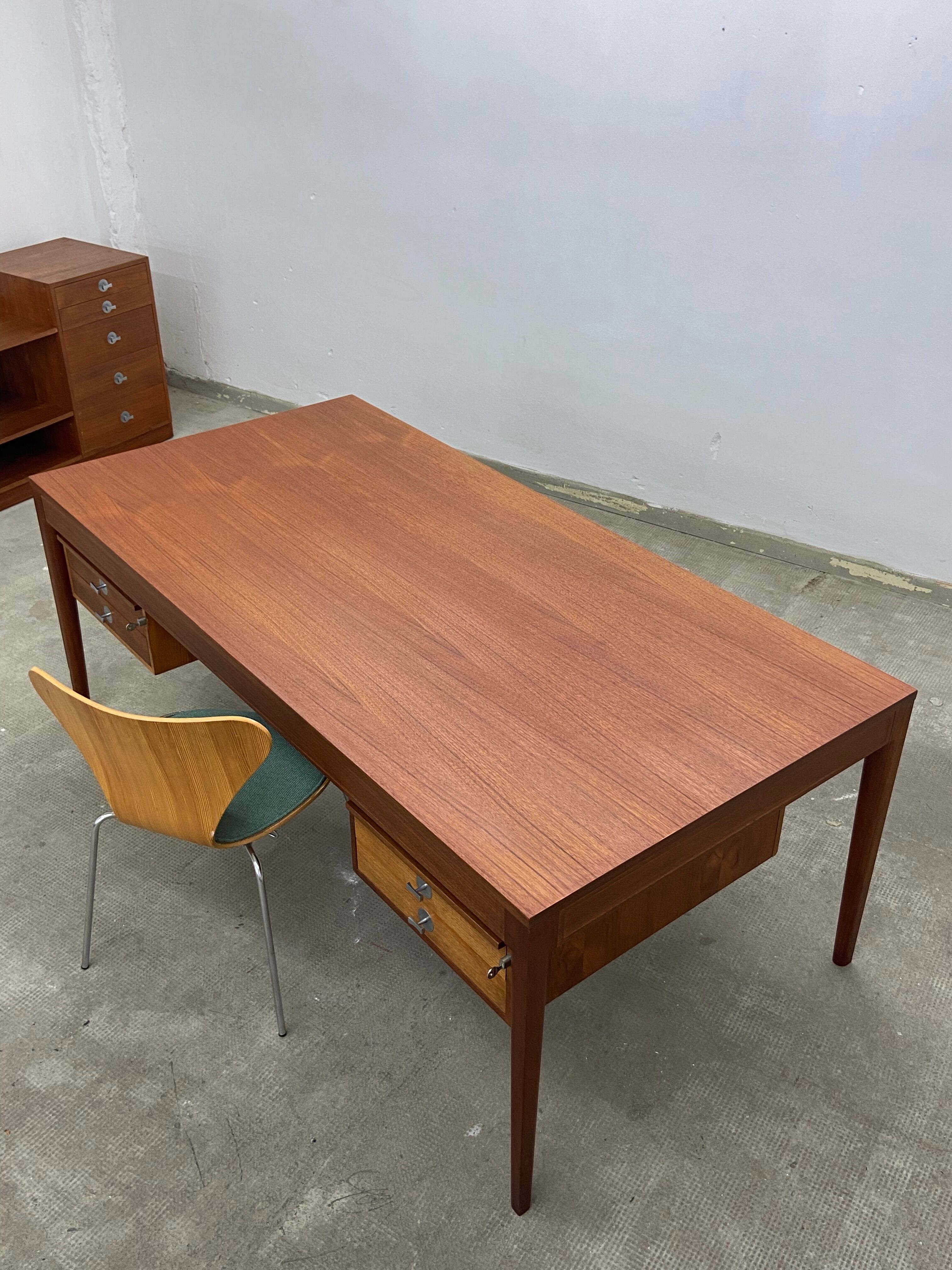 Set of Diplomat writing desk and sideboard by Finn Juhl for France & Søn, 1950s