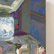 La table de lecture, huile sur toile