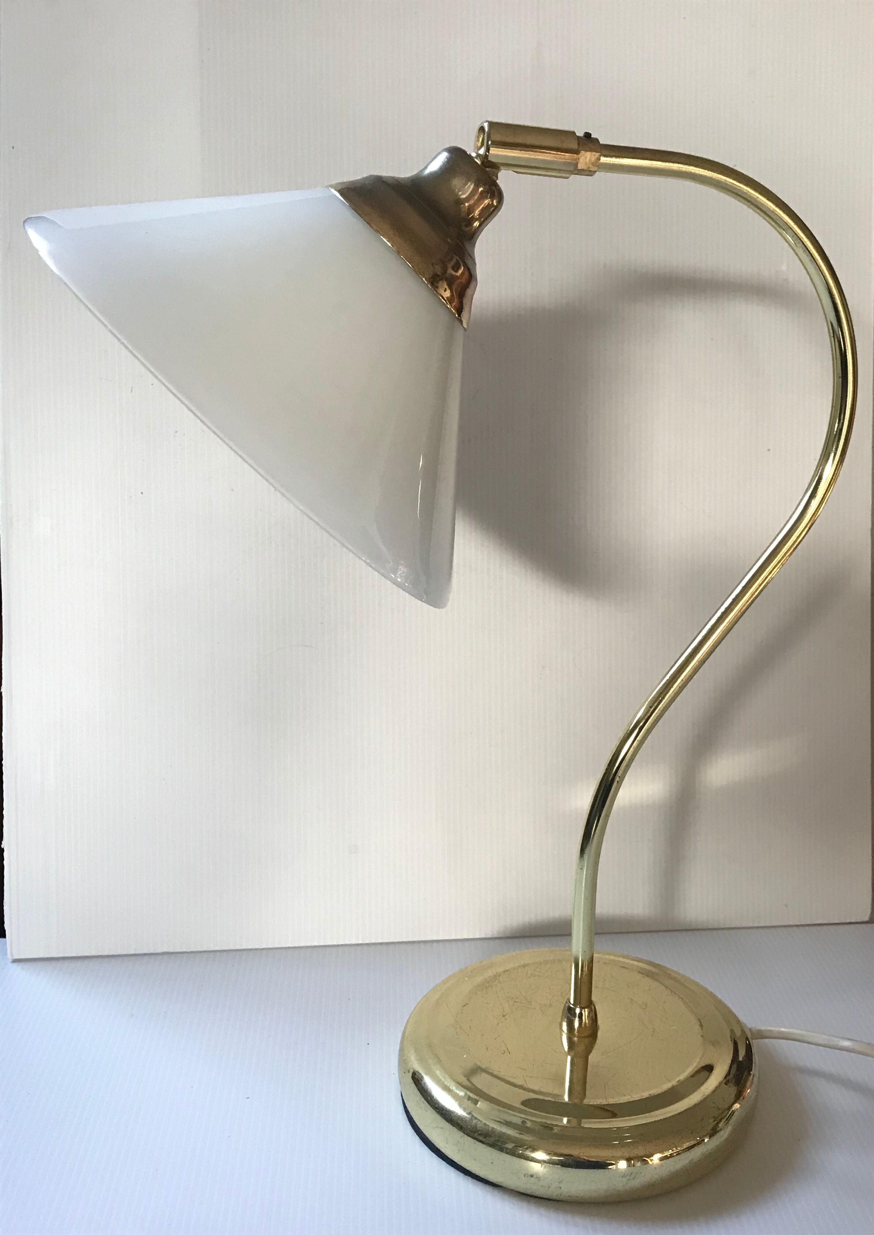Vintage opaline lamp