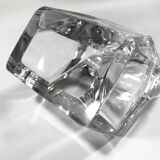 Vintage Ashtray • Pen Holder • Crystal • Daum France • 1970