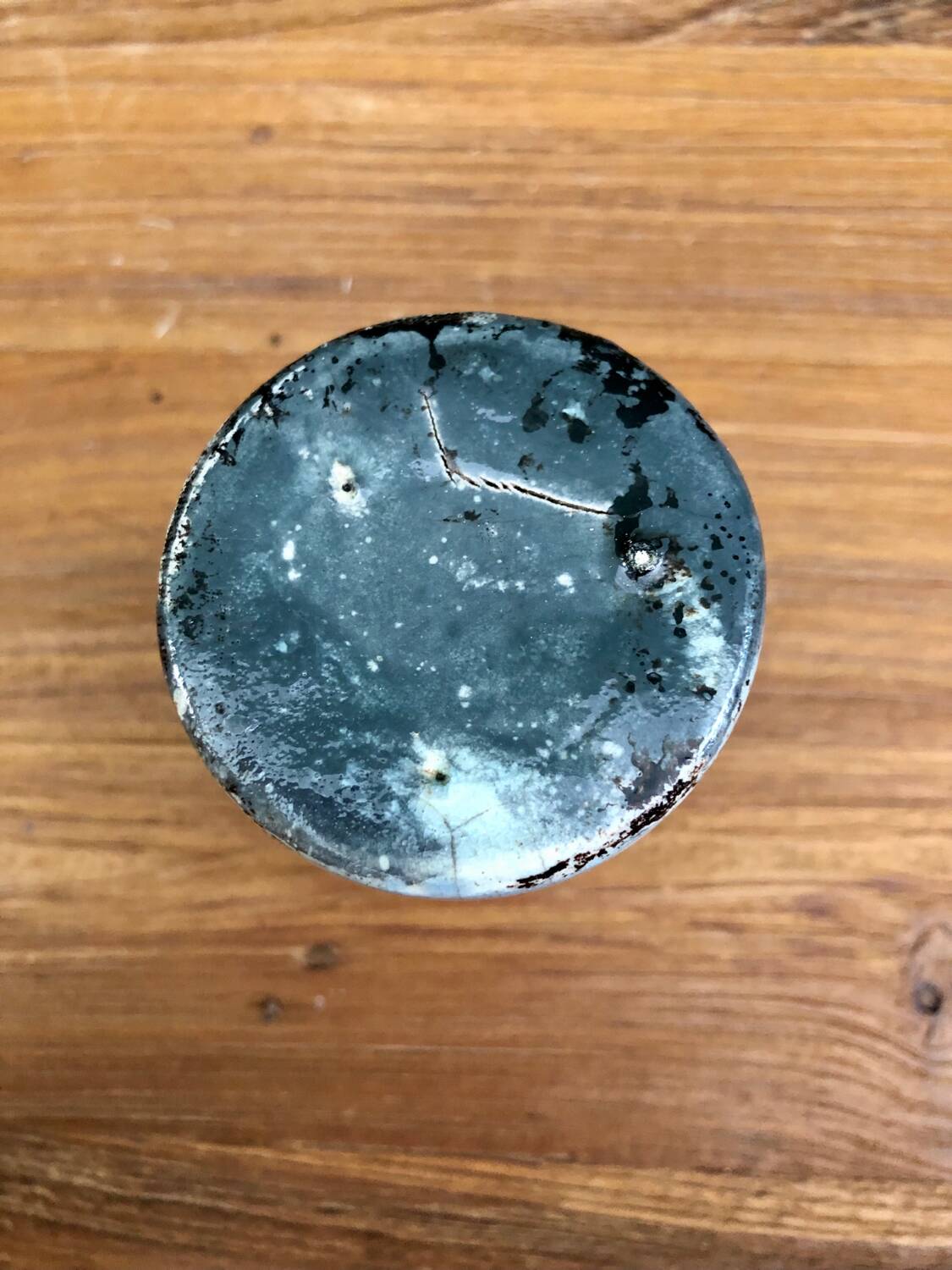 Small raku vase