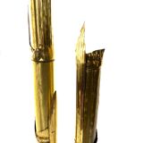 Pair of lampposts "Canna di Bambù" created by G&C studio and Disegno Rome, Italy, 1970