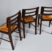 Suite de 3 chaises de Pierre Cruège datant des années 1950.