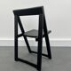 Chaise pliante en bois, années 1970