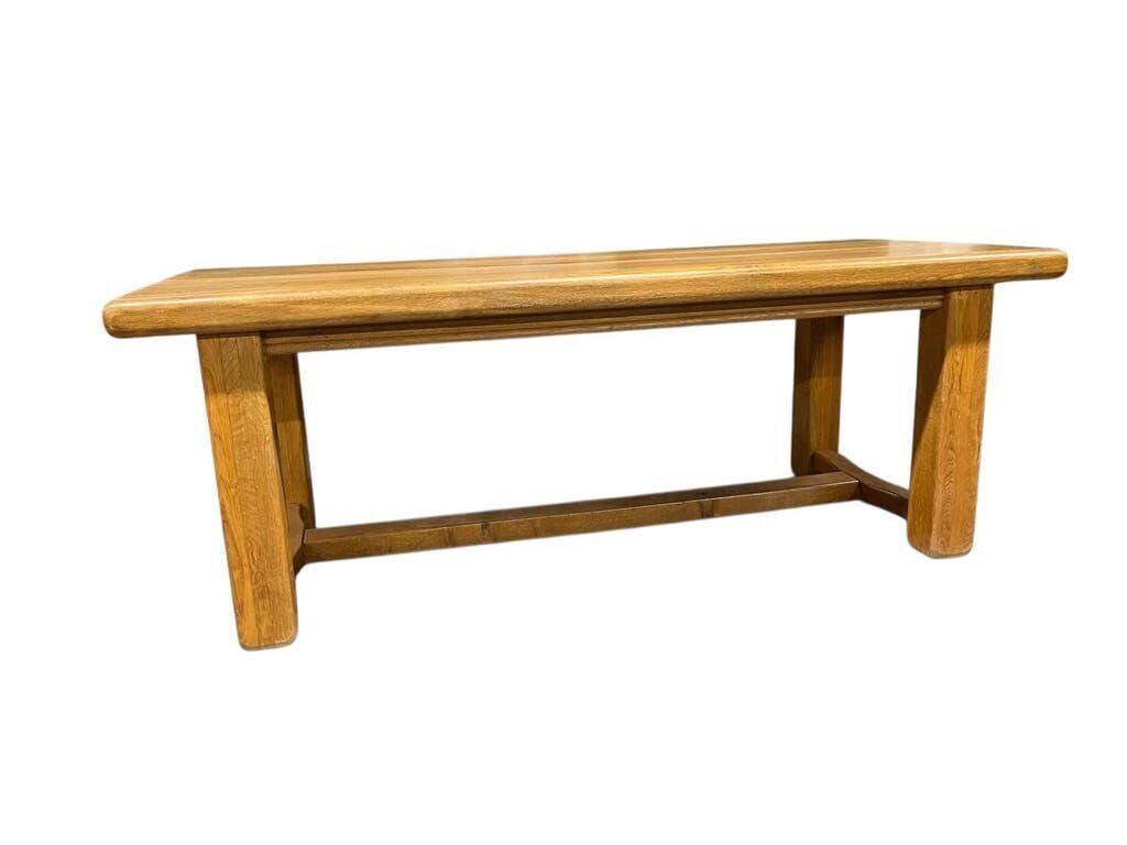 XL vintage dining table in solid wood