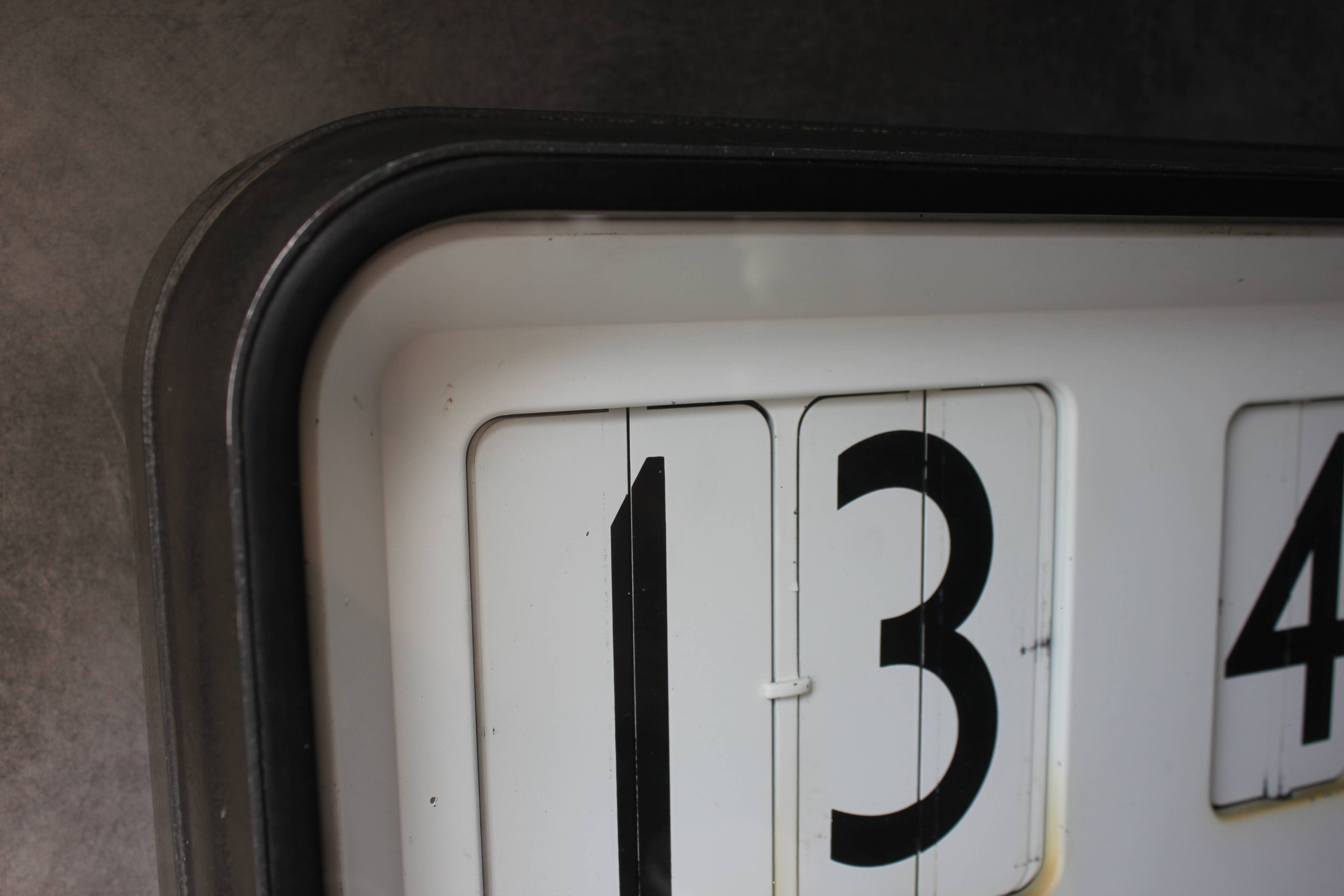 Vintage Clock Solari Udine, 1960