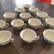 Ensemble de 13 tasses à thé Sarreguemines Obernai