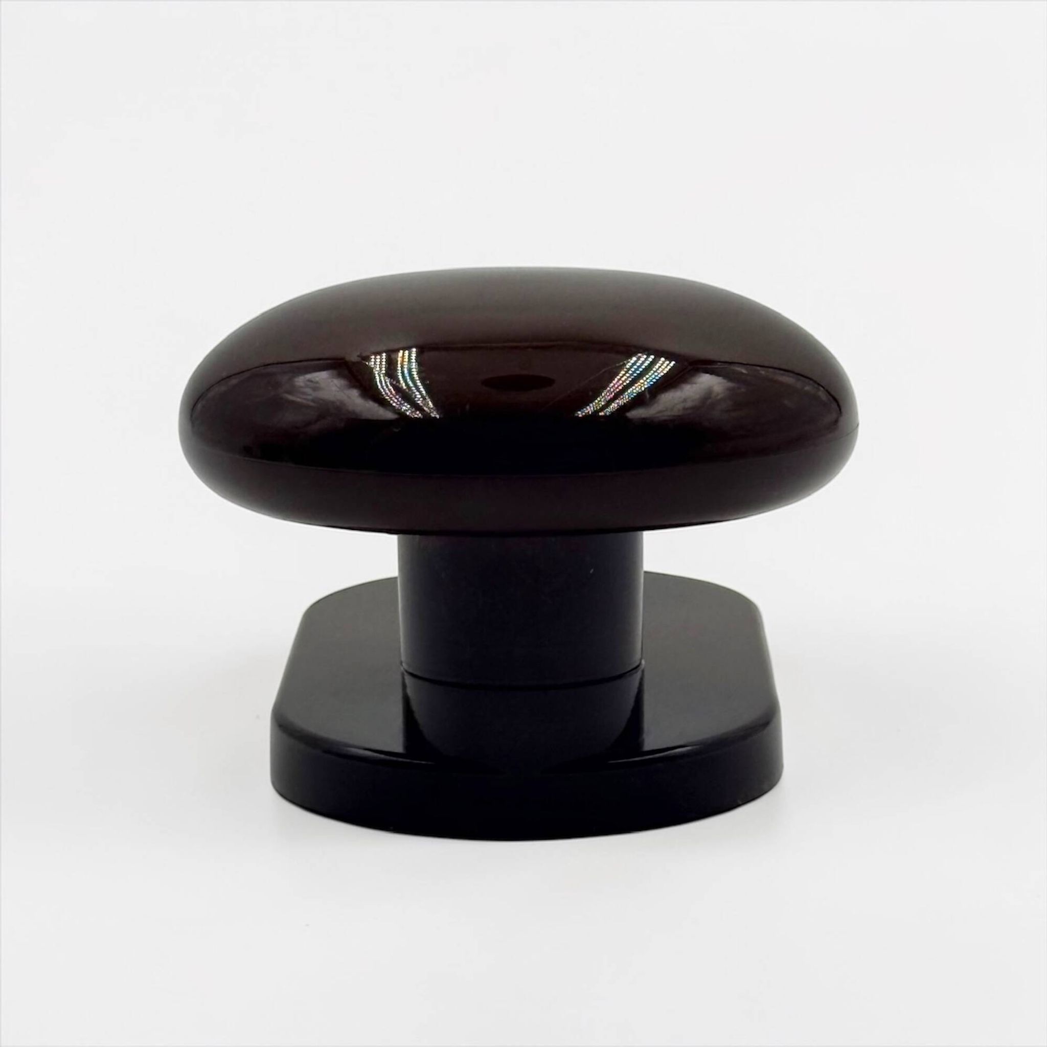 Patères design Carlo Bartoli Con and Con Italie années 70 plastique brun (s