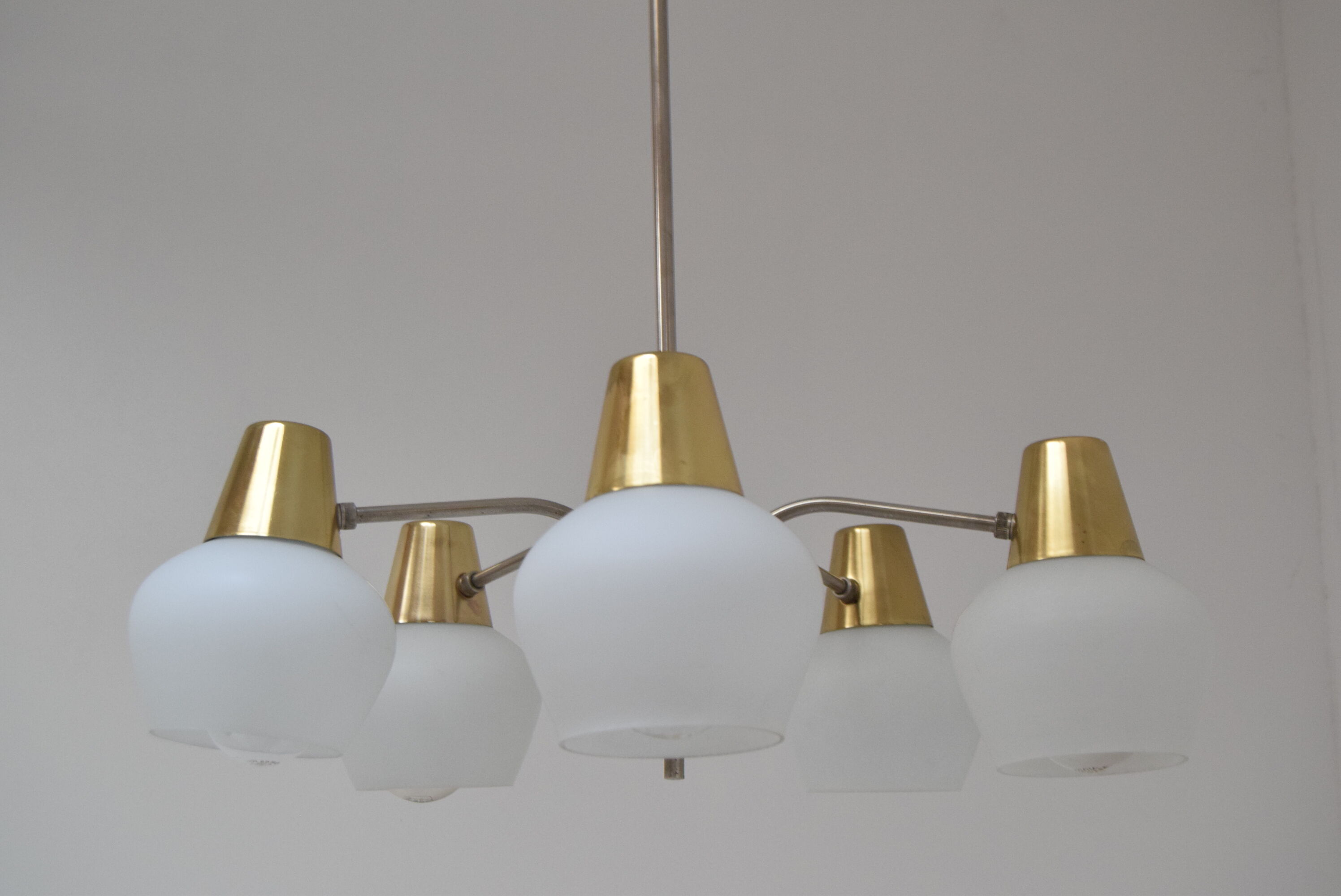 Mid-century Chandelier by Kamenicky Senov 1970's.