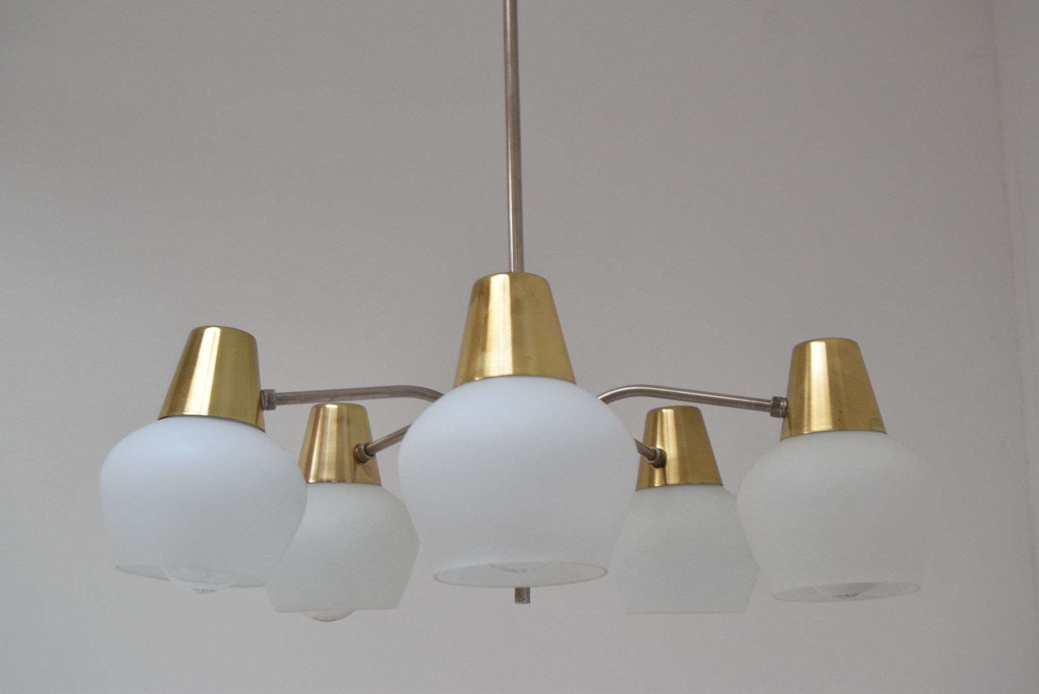 Mid-century Chandelier by Kamenicky Senov 1970's.