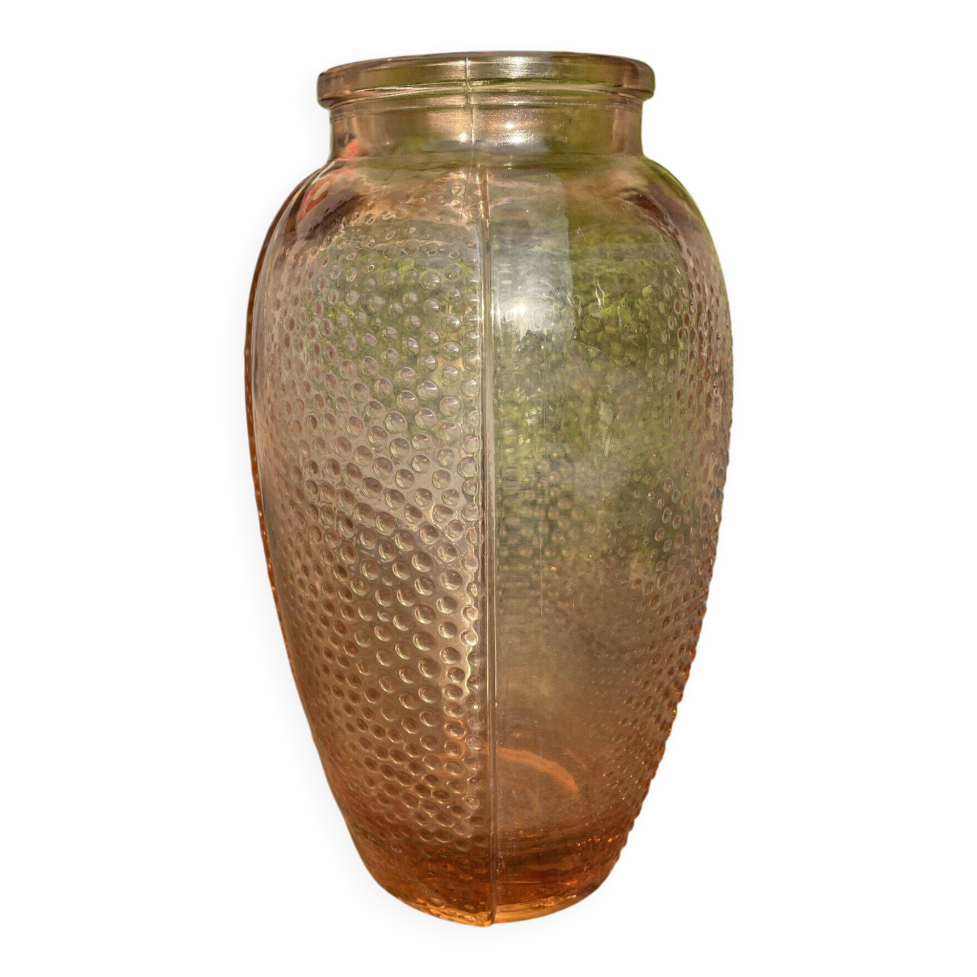 Art Deco pink vase