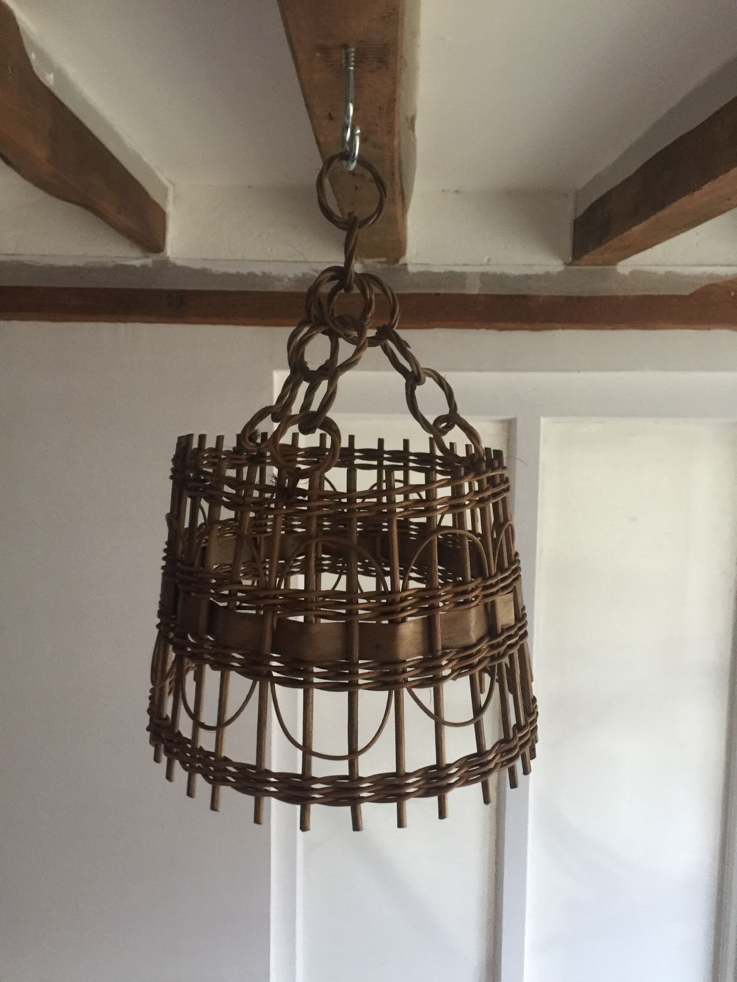Rattan hanging
