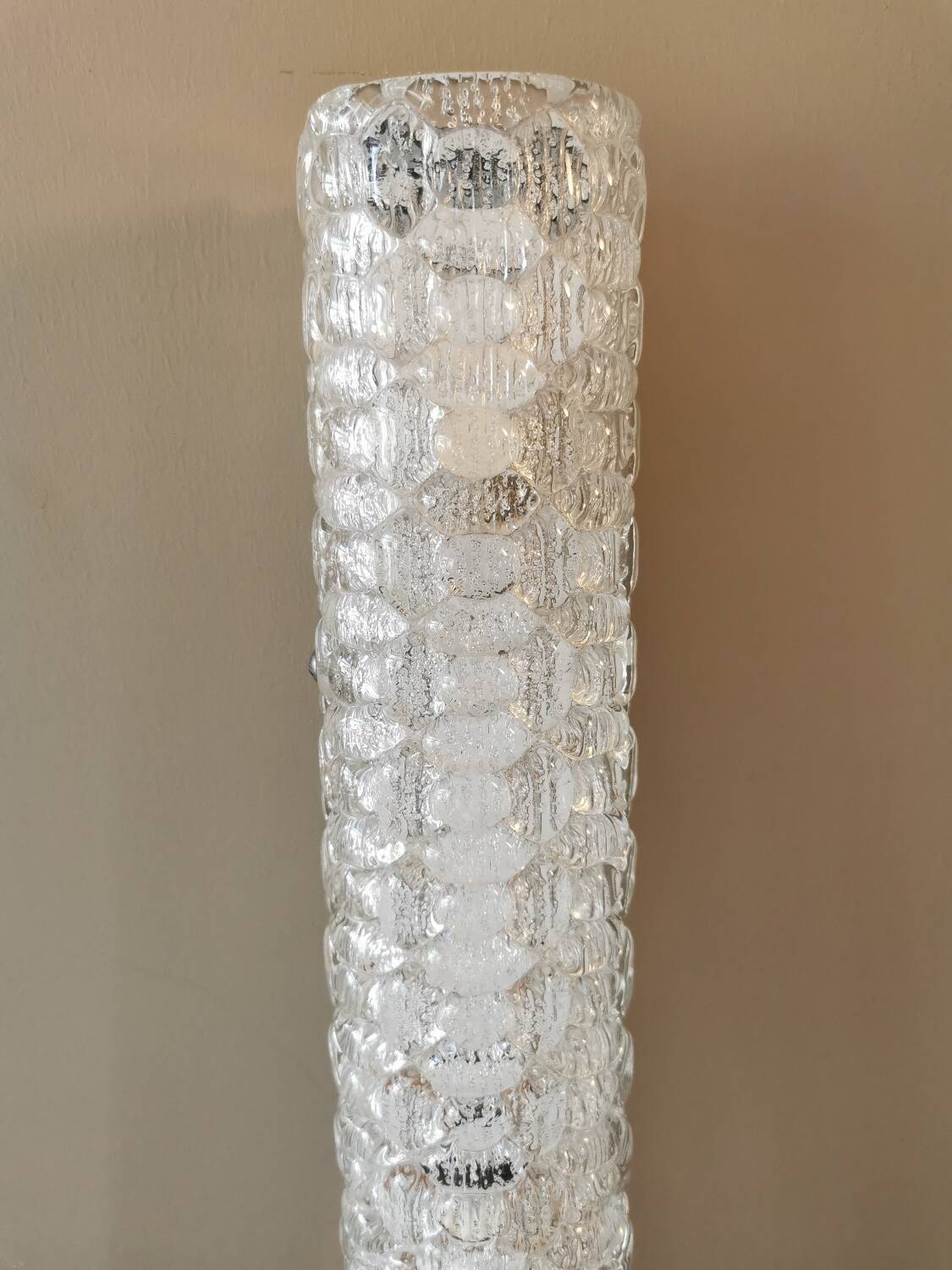 Applique vintage Hustadt leuchten verre Murano 4 feux