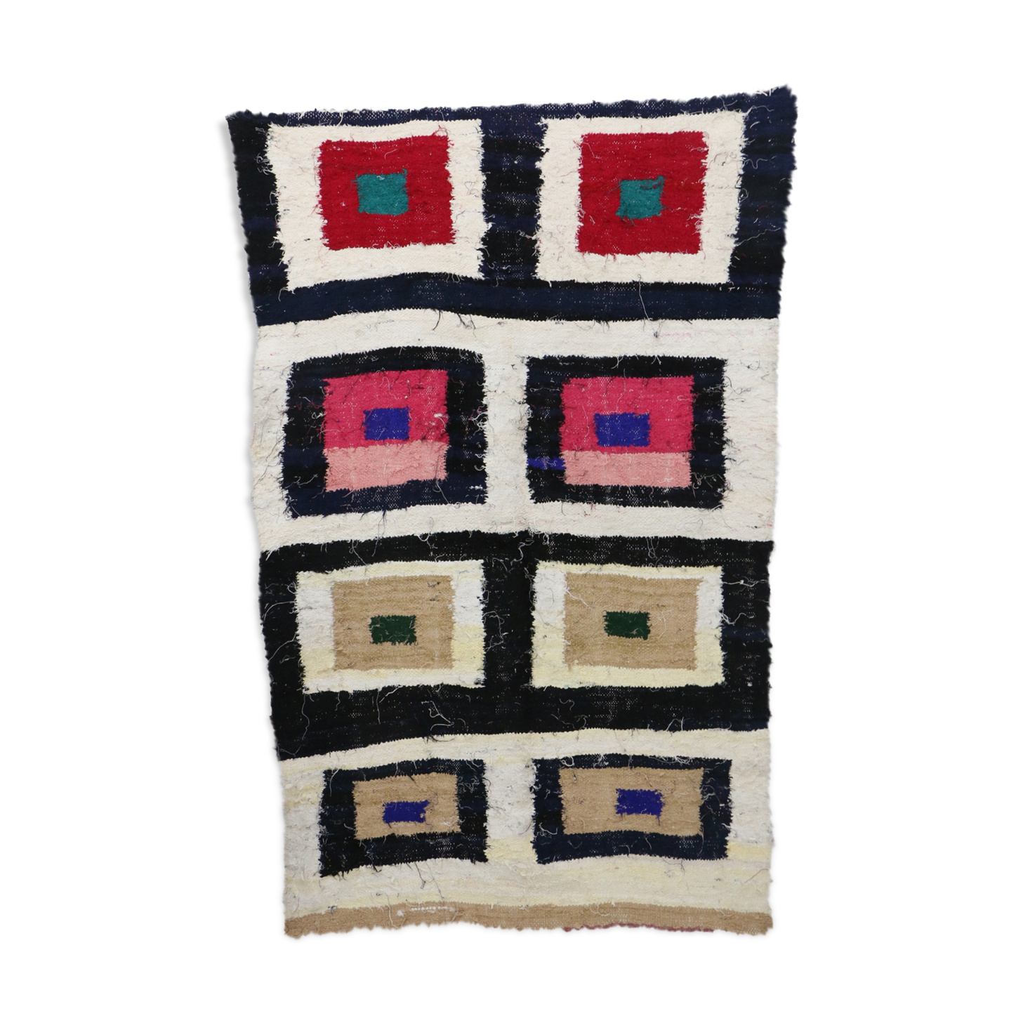 Kilim Boucherouite 142 x 235 cm