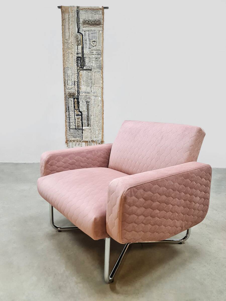 Vintage modular sofa lounge chair 'Nude tone'
