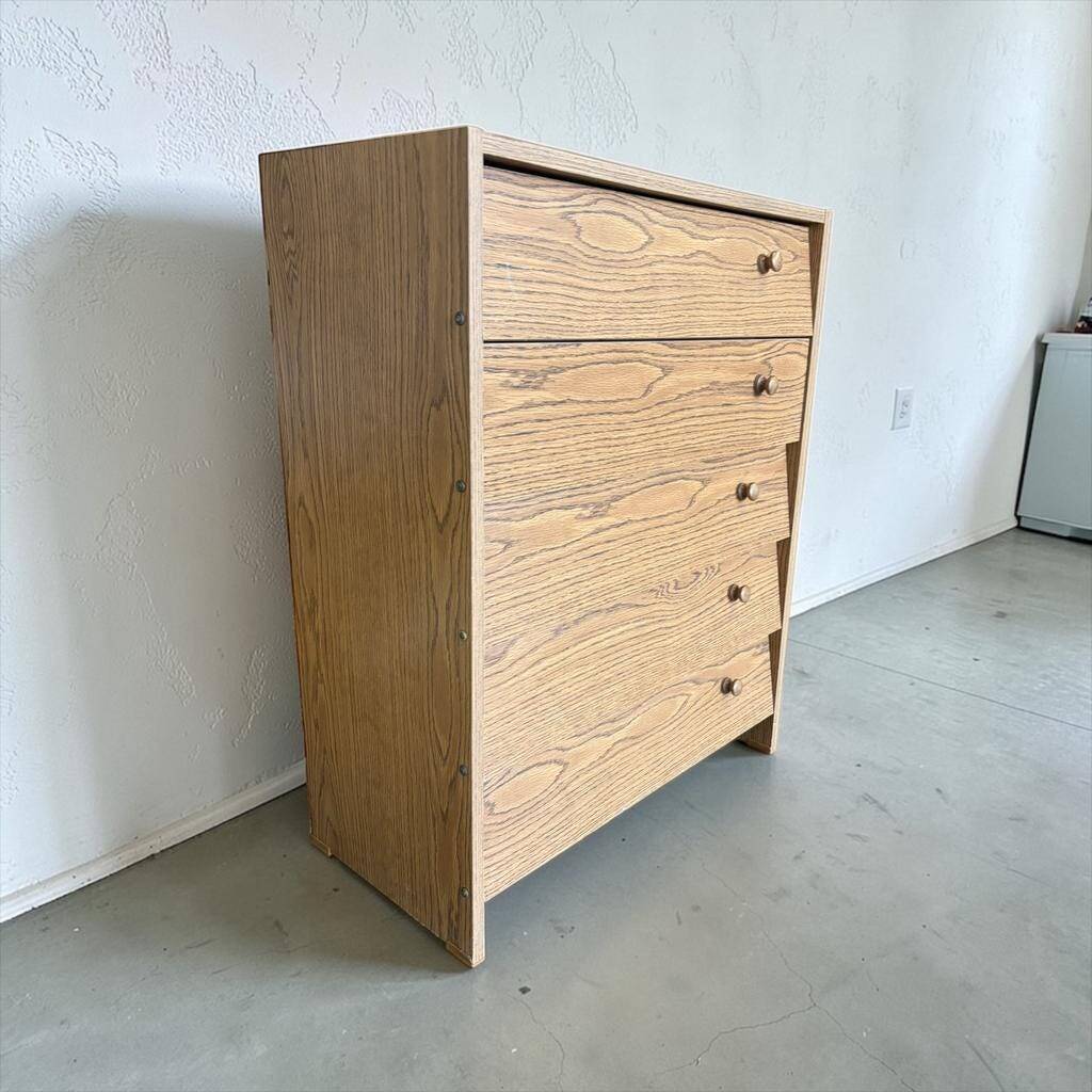 Vintage wooden shoe cabinet / drop-leaf furniture