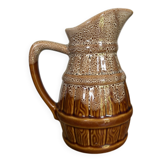 Vintage stoneware bistro pitcher