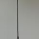 Black enamelled hanging lamp