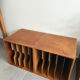 Set of 4 vintage wooden vinyl boxes