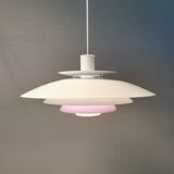 Large hanging lamp by Danish Form-Light 1980s. Multiple layers of shades.