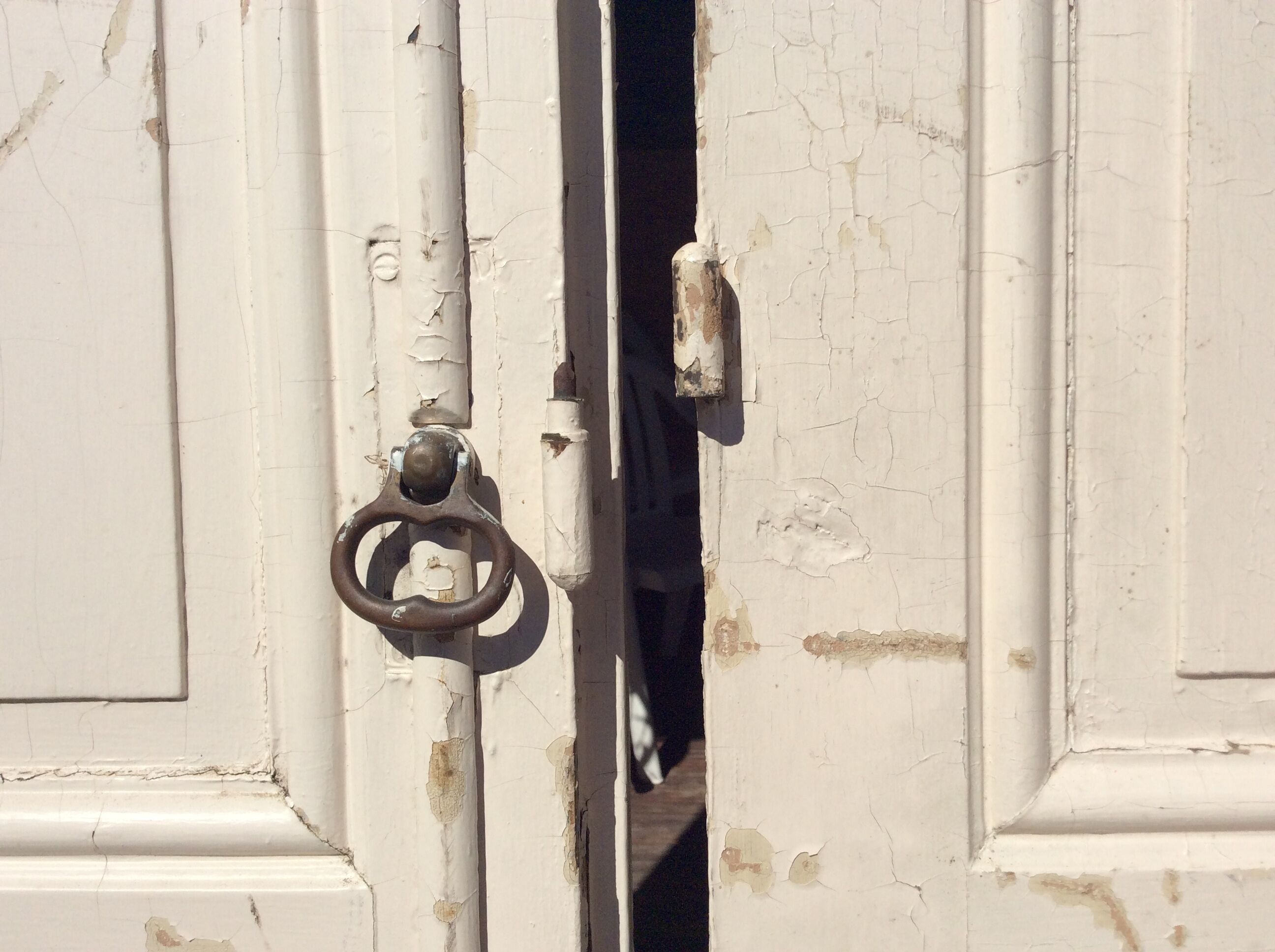 Set of 3 old separation doors