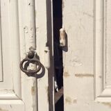 Set of 3 old separation doors