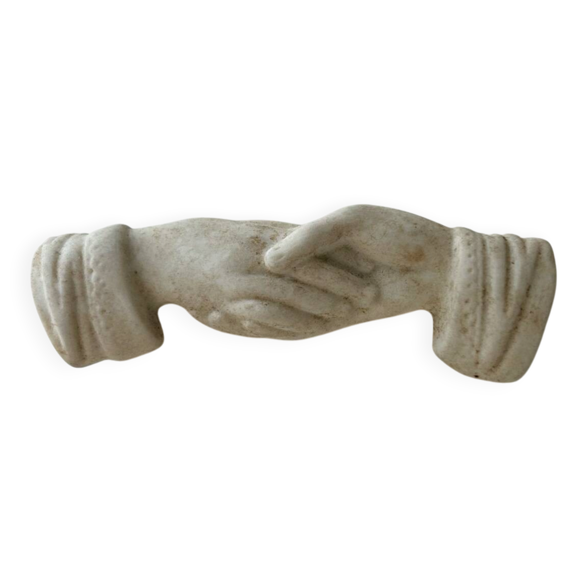 Knife holder with hands joined