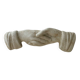 Knife holder with hands joined