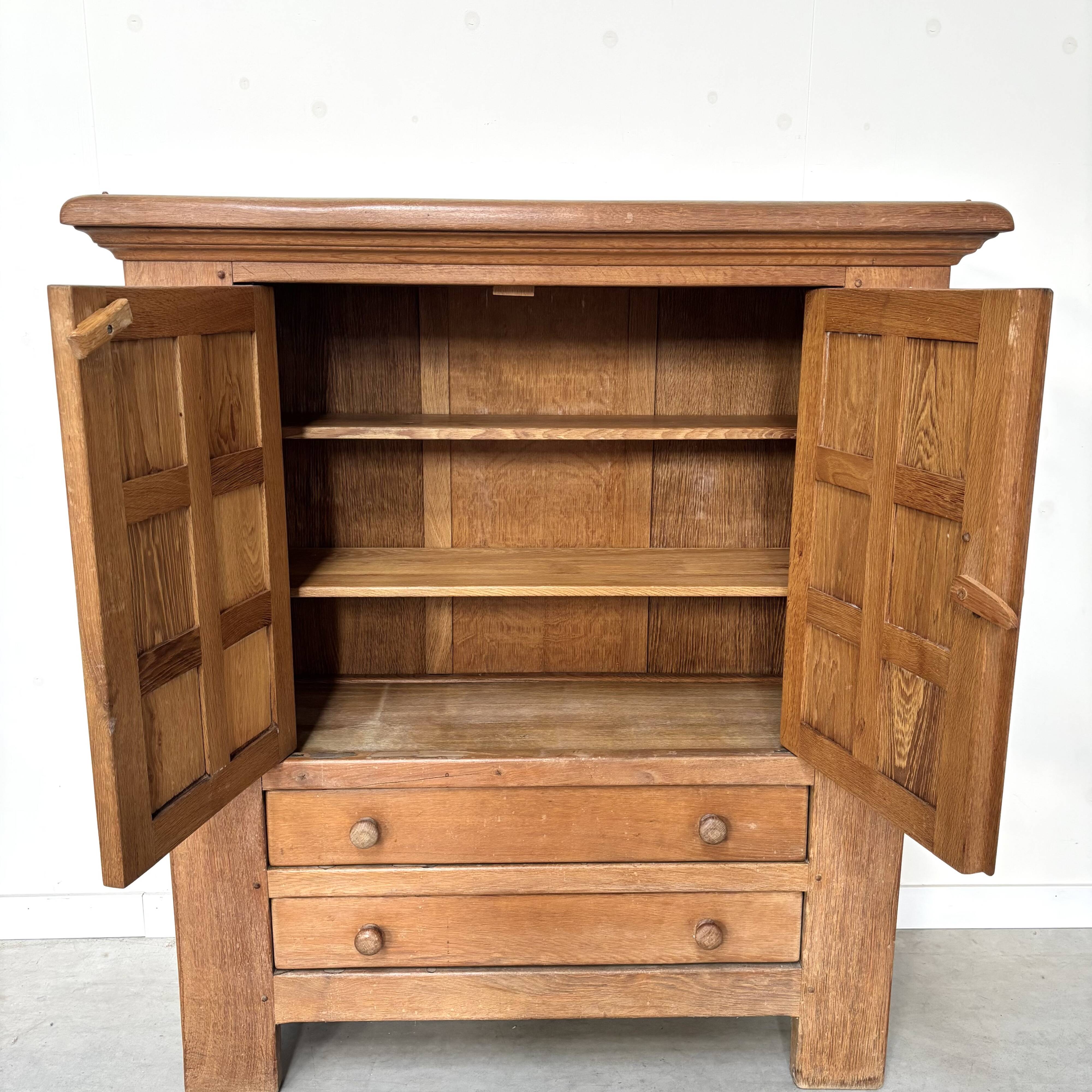 1950s Oak bar chest