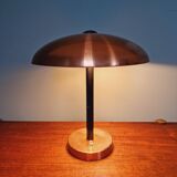Large copper desk lamp, 1950s